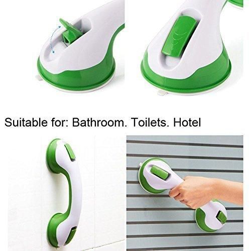 Handle-ABS Plastic Anti Slip Vacuum Suction Cup Easy Grip Safety Handle